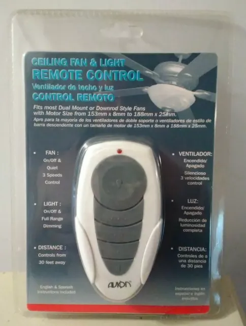 New Avion Ceiling Fan Light Remote