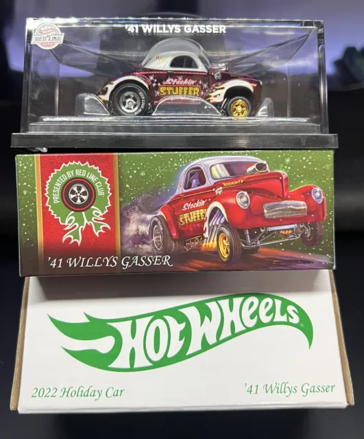 Hot Wheels | Rlc | '41 Willys Gasser | 2022 Holiday Car | #21196/30000