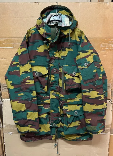 Genuine Belgium Army Arktis B110 Smock Windproof Jigsaw Camo New !!! X-Large