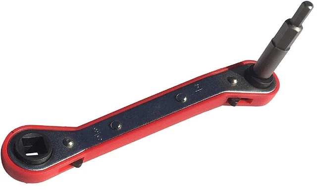 Refrigeration / HVAC Tool Set - Red Refrigeration Wrench