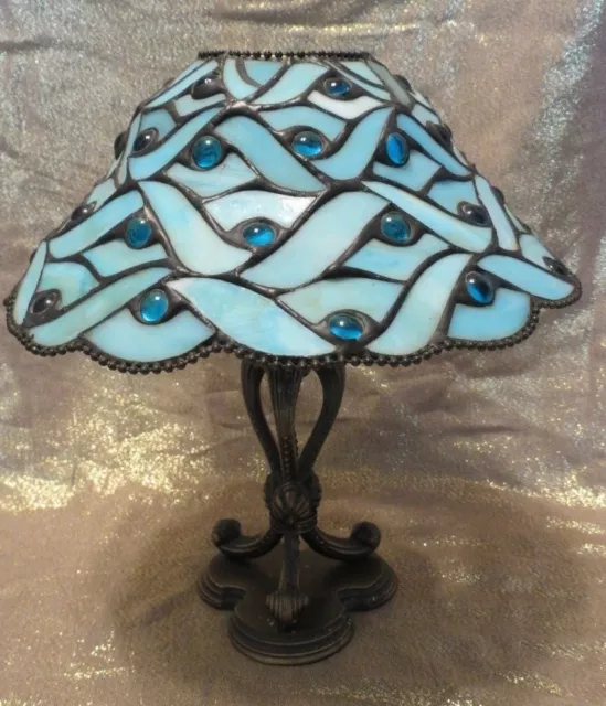 Partylite stained glass candle lamp deals