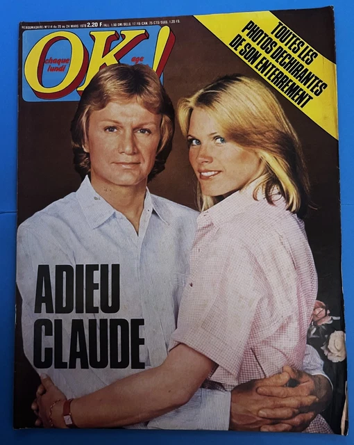Magazine Salut ! Spécial 1978 - Hommage à Claude François - Avec 2 Posters Géants