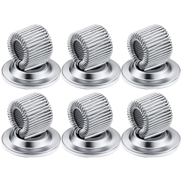 6 Pcs Pinces À Stylo Magnétiques Porte-crayon Pour Réfrigérateur Accessoires