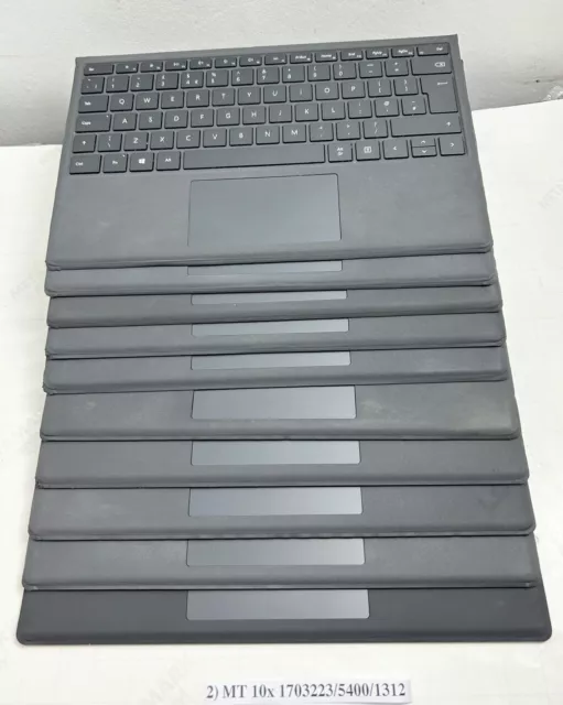 10 x Original Microsoft Surface Pro 4 5 6 7 Typ Abdeckung 1725 Handauflage Tastatur UK