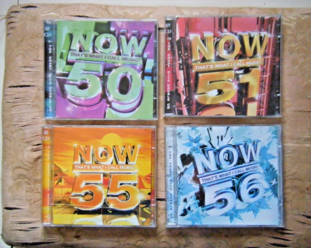 NOW THATS WHAT I Call Music Cds 50 51 55 56 CD Bundle £10.00 PicClick UK