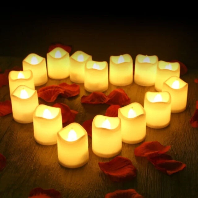 Supplies Electric Led Tea Lamp 24pcs Flameless Led Candles Fake Candle Lamp
