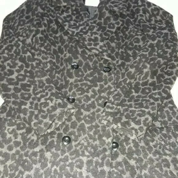 MANTEAU 3/4 femme taille 36 motif gris 
