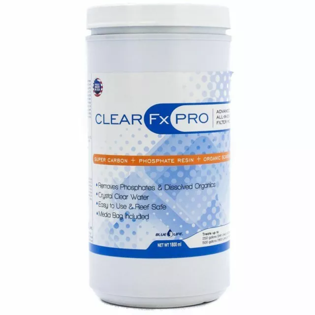 Blue Life Clear FX Pro advanced all-in-one Filter Media