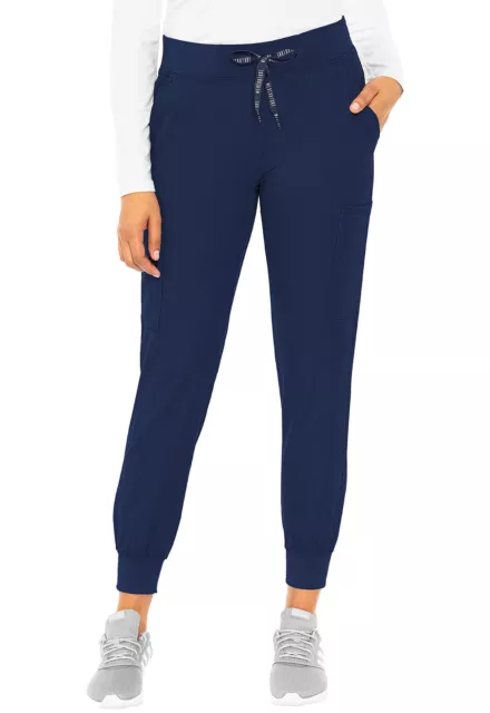 Med Couture Scrubs Women's Jogger Pants MC2711 NAVY Navy Free Ship