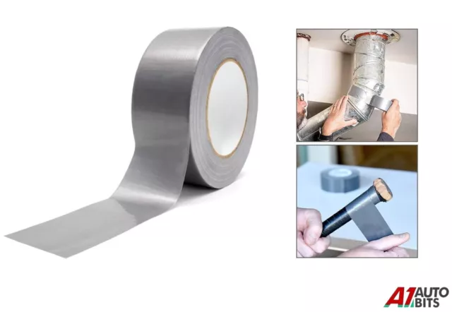 20M Tarpaulin Silver Tape Self-Adhesive Repair Waterproof Patches Awning Tent