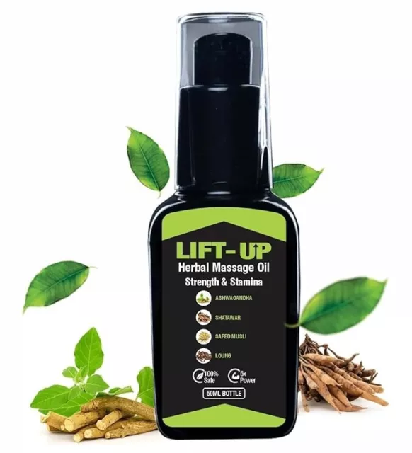 Lift-Up Massage Oil Male Enhancer 100% Herbal 50 ml Fuller And Longer Erections