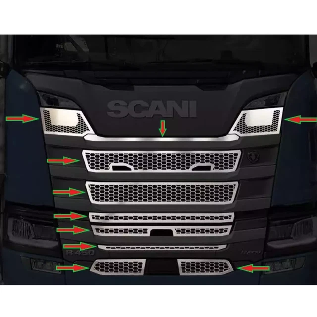 Côté De La Jupe Haut Bords Pour Neuf Gen Scania R & SÉRIE S 2017 - 2022