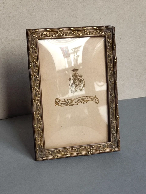 Ancien cadre / portrait miniature, peinture, cadre en plaque, Bach Ancien cadre / portrait miniature, peinture, cadre en plaque, Bach