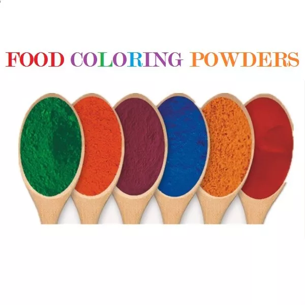 50g 7 Food Colouring Powder Concentrated for Icing Cake Decorating Color