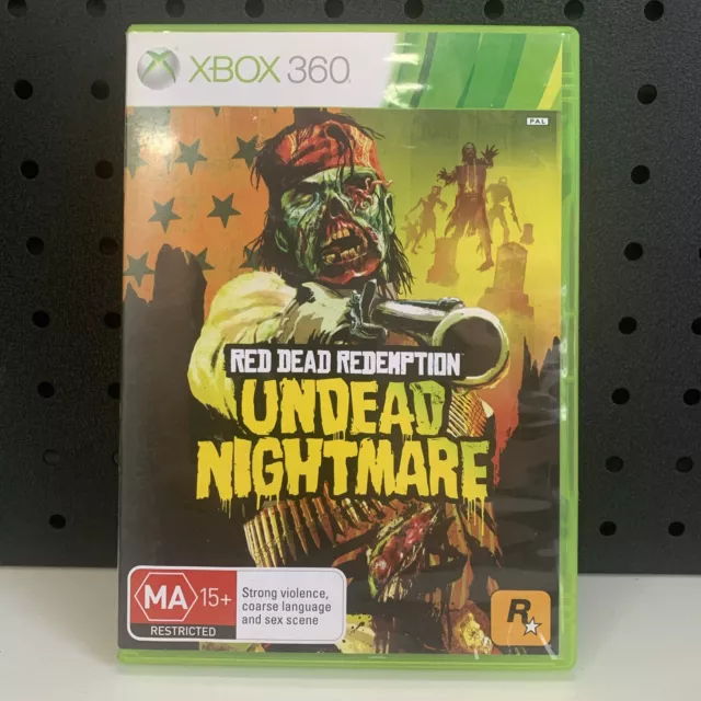 Red Dead Redemption Undead Nightmare Xbox 360 Game w Manual Free Tracked Au Post