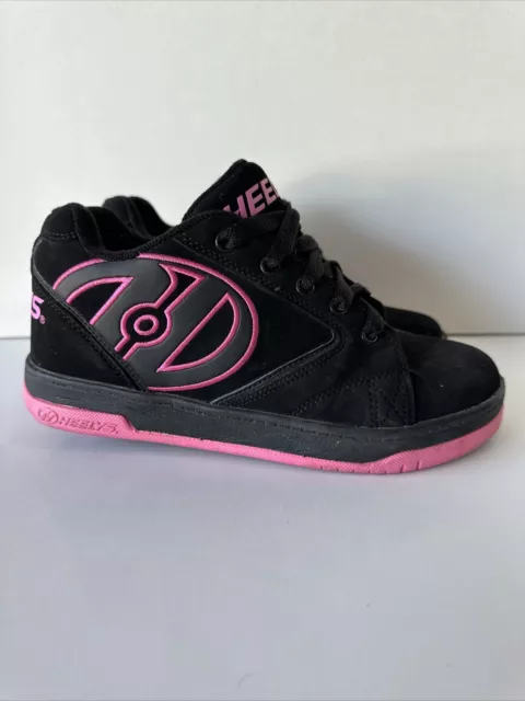 Heely's Black & Pink Size Youth 5 Skate Shoes Youth Girls Propel 2.0