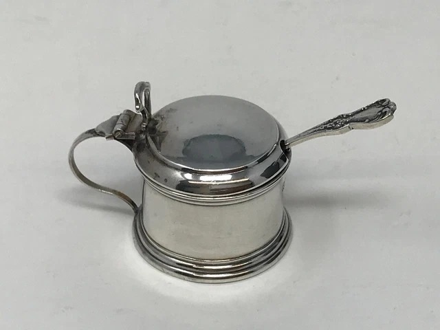Birmingham 1936 Sterling Silver Mustard Pot