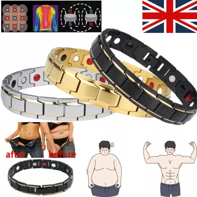 Unisex Magnetic Energy Armband Power Bracelet Bio GERMANIUM Weak Magnet Bracelet