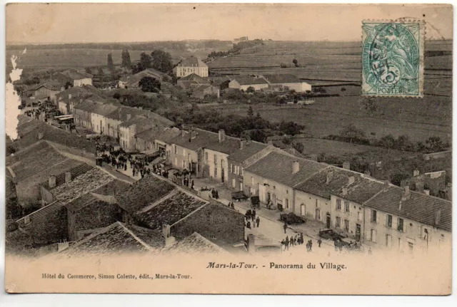 MARS LA TOUR - Meurthe & Moselle - CPA 54 - vue sur le village