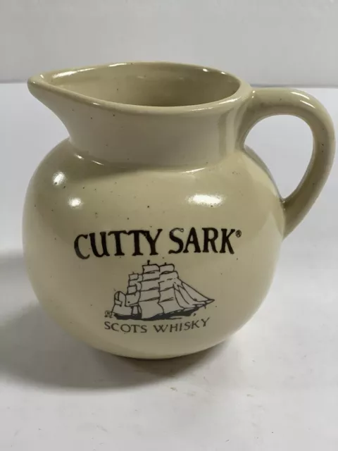 Cutty Sark Scots Whisky/Scotch Pitcher | Vintage Ceramic Whiskey Pub Jug
