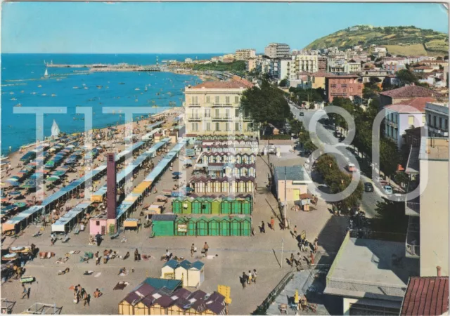 Cattolica - Panorama Della Spiaggia, Alberghi A Mare E Gabicce (Rimini) 1963