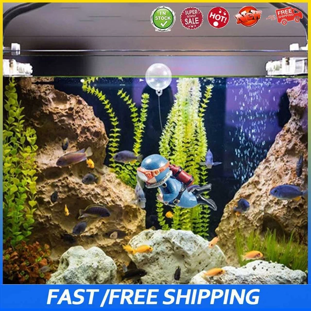 #b Paisaje de acuario ecológico decoración de bolas modelo de buceo decoración submarina