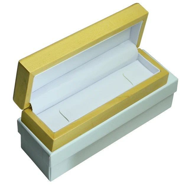 Solid Maple Wood Bracelet / Watch Box Wooden Jewellery Gift Box High Quality