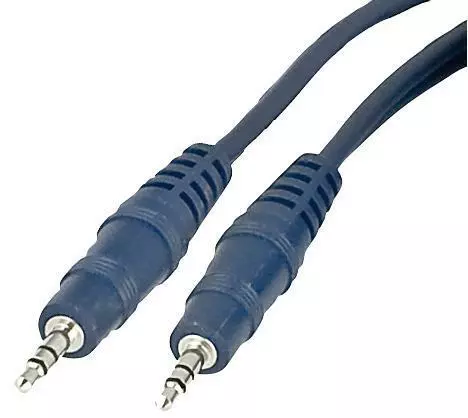 DAP AUDIO - Câble de scène Jack stéréo 3,5 mm vers Jack, 3 m Bleu