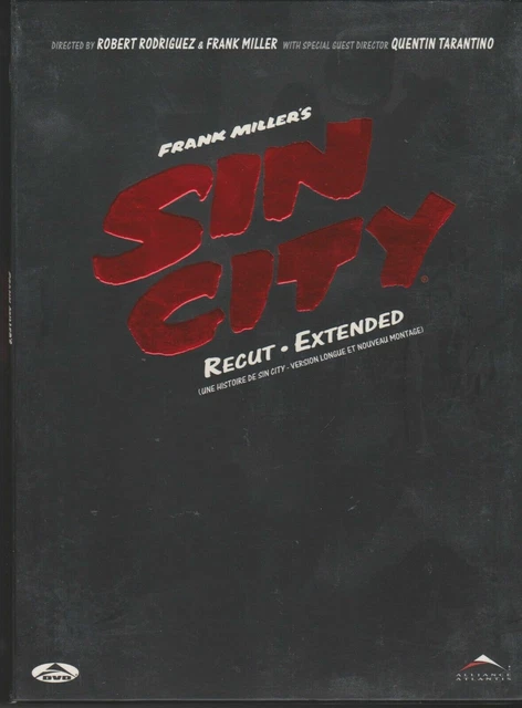 Sin City (DVD, 2011, 2-Disc Set, Recut, Extended, Unrated)Free Domestic Shipping
