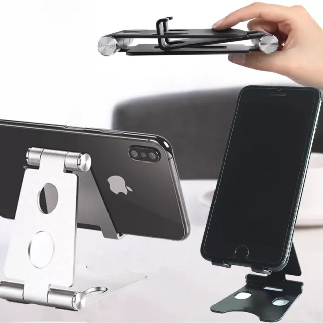 Cell Phone Stand Tablet Switch Aluminum Desk Table Holder Cradle Dock iPhone