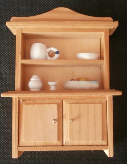 casa delle bambole - mobili in miniatura - credenza - cucina - dollhouse