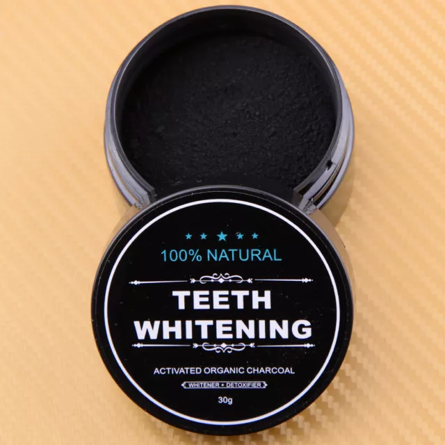 30g Natural Teeth Whitening Powder Activated Charcoal Tooth Polish Toothpaste vt