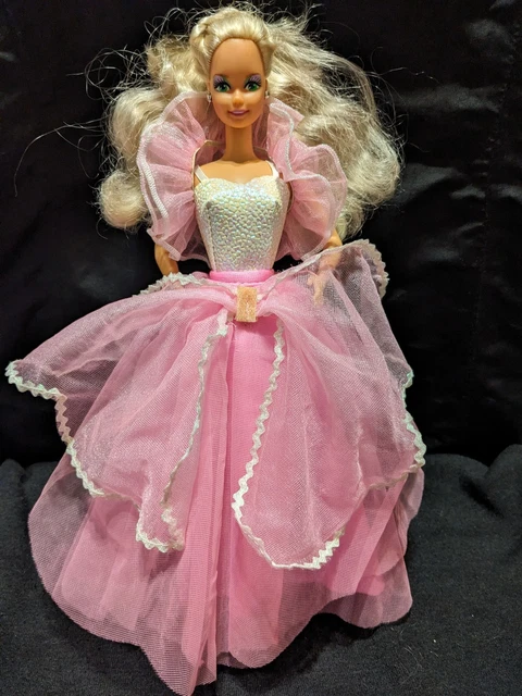 Robe 'Tahiti' Pour Poupée Barbie De 1992, Référence N°1217 Mattel - Occasion (état Variable, Voir Photos)