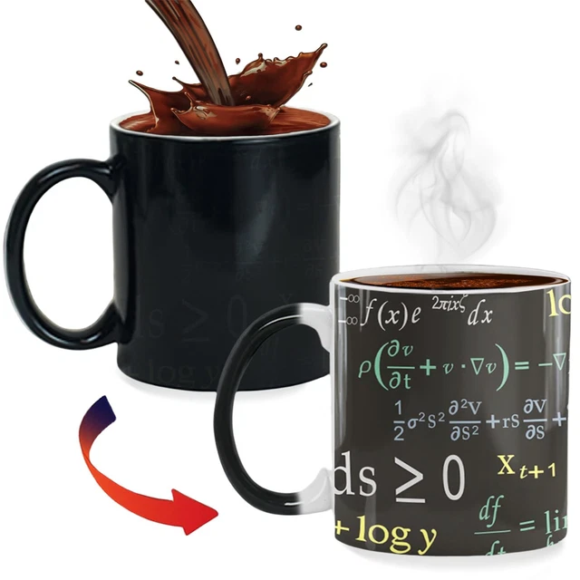 Tasse Magique Barry Wood - Mug Changeant De Couleur - 330ml - Idée Cadeau Noël/Anniversaire