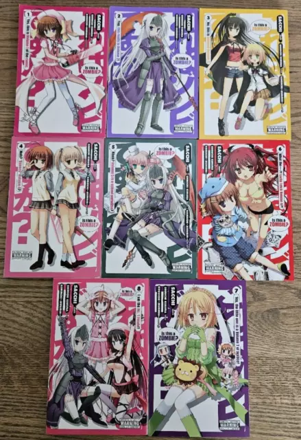 Is this a Zombie? Manga English Complete Set Volumes 1-8 Yen Press