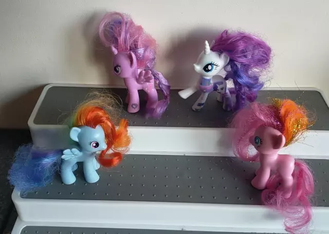 My Little Pony Bundle X 4 G4 Brushable  - Rarity, Twilight Sparkle, Pinkie Pie
