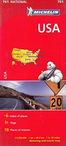 USA NATIONAL Map (Michelin National Maps)