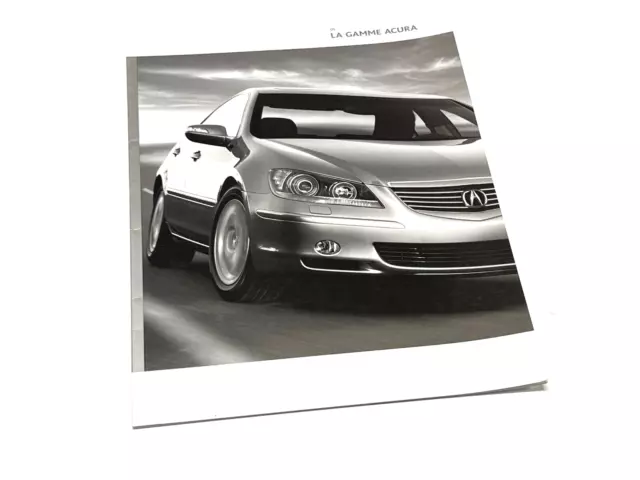 2005 Acura RL MDX TSX EL RSX NSX TL Full Line Brochure - Français French