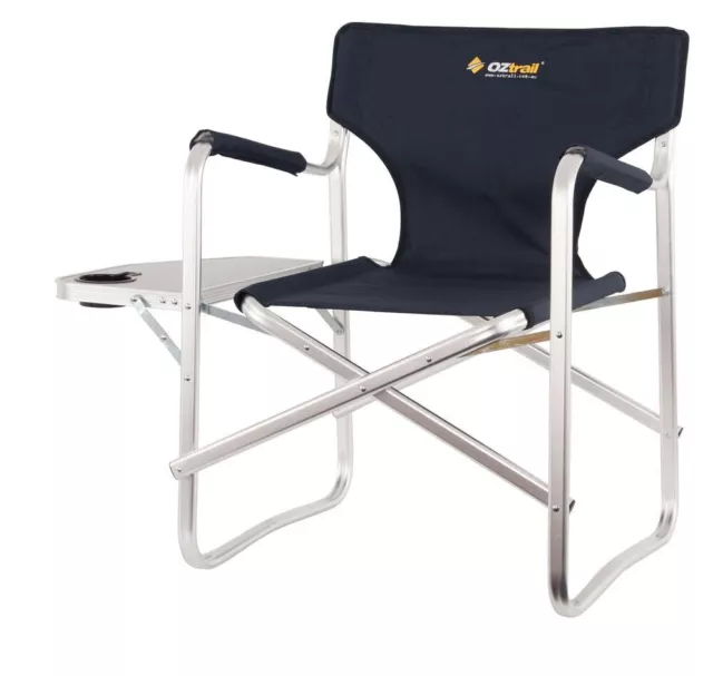 OZTRAIL Directors Studio Chair With Side Table