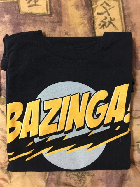 Big Bang Theory – T-shirt Ufficiale 'Bazinga' Di Sheldon – 100% Cotone – Rossa – Taglia S
