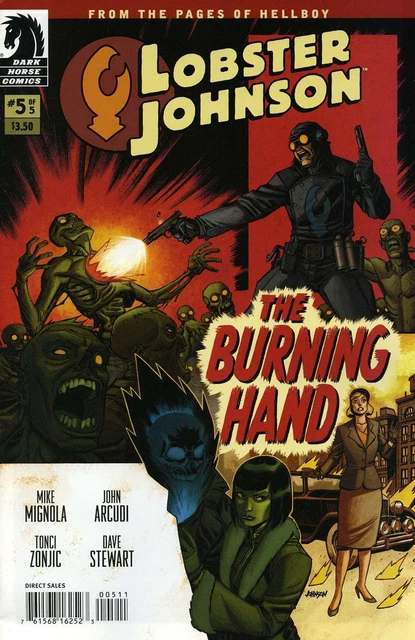 Lobster Johnson: The Burning Hand #5 VF; Dark Horse | we combine shipping