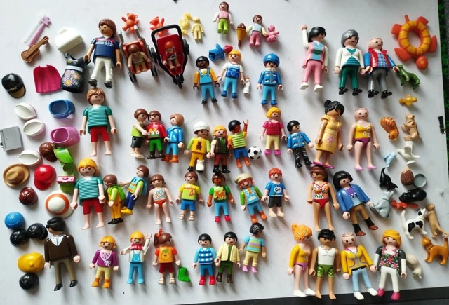 PLAYMOBIL LOT de Divers personnages accessoires figurine vintage