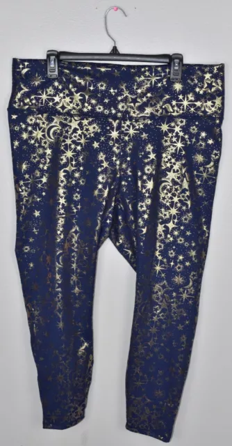 FABLETICS WOMENS OASIS High Waisted 7/8 Leggings Abyss Size XS