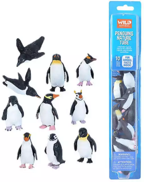 Wild Republic - Nature Tube Penguin Collection - Wr20858 from Tates Toyworld