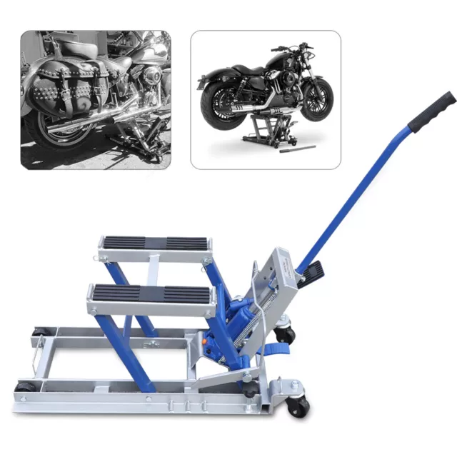 680KG Hydraulische Motorrad Hubständer Motorradheber Motorrad Reparatur Rahmen