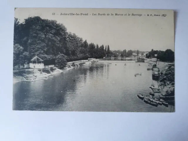 CPA 94 JOINVILLE-LE-PONT - Les Bords de la Marne et le Barrage