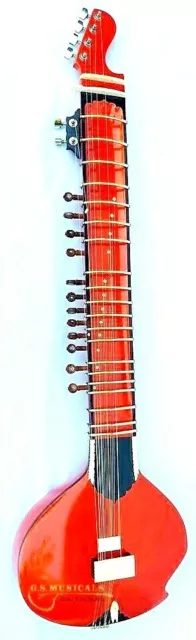 Sitar Fusion Electric With Fiberglass Case Gsm077 Au