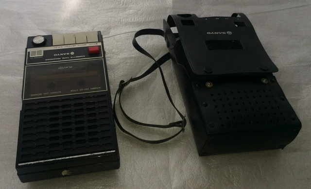 Sanyo M-1503 Cassette Tape Recorder Enregistreur Vintage 2