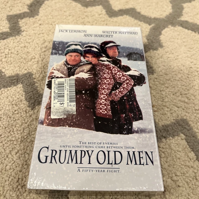 GRUMPY OLD MEN w/ Water Marks Lemmon Matthau Margret 1993 Sealed VHS £8 ...