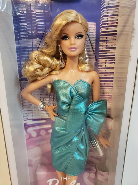 The Barbie Look City Shine Blue Dress Model Muse Doll 2014 Mattel Cjf49 Nrfb 2